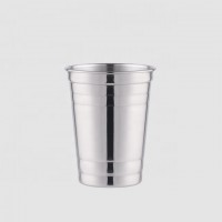 Factory Direct custom 16oz outdoor stainless steel water metal shot coffee wine cup with logo