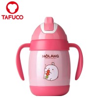 Custom kids cartoon water bottle double wall thermos